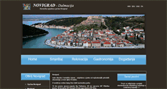 Desktop Screenshot of novigrad-dalmacija.hr